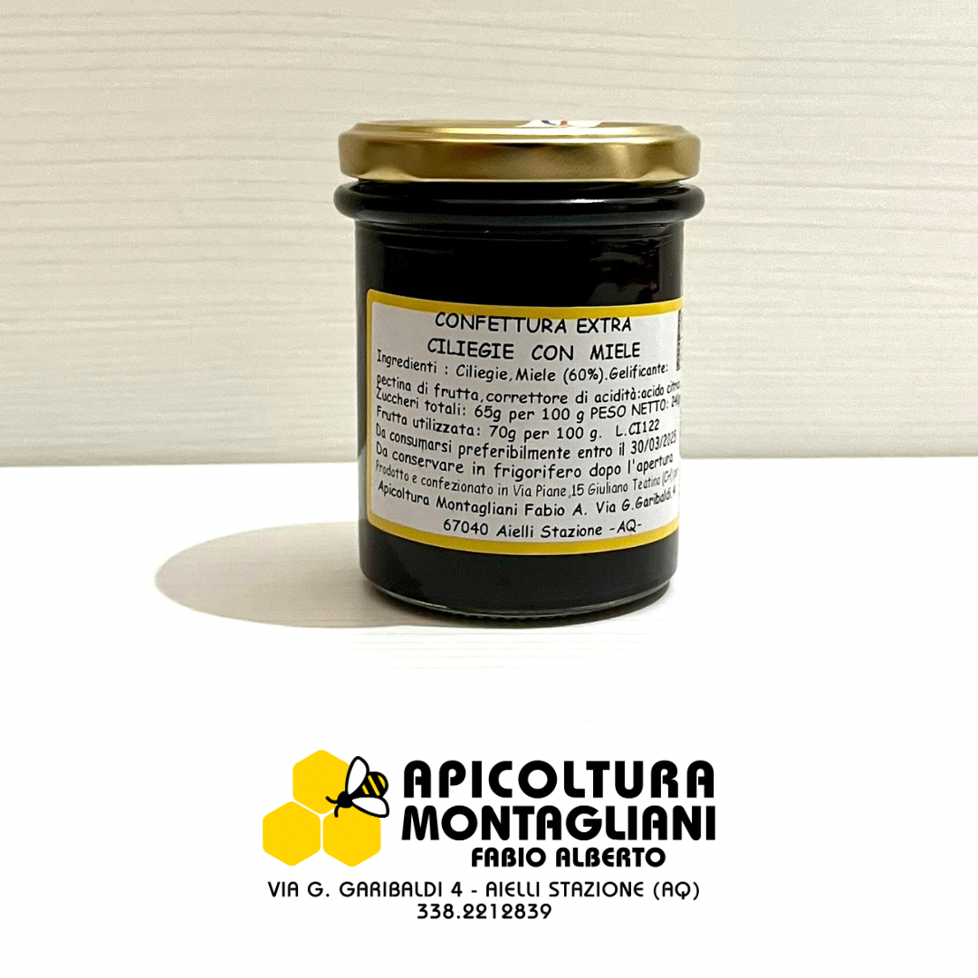 Confettura extra ciliegie e miele