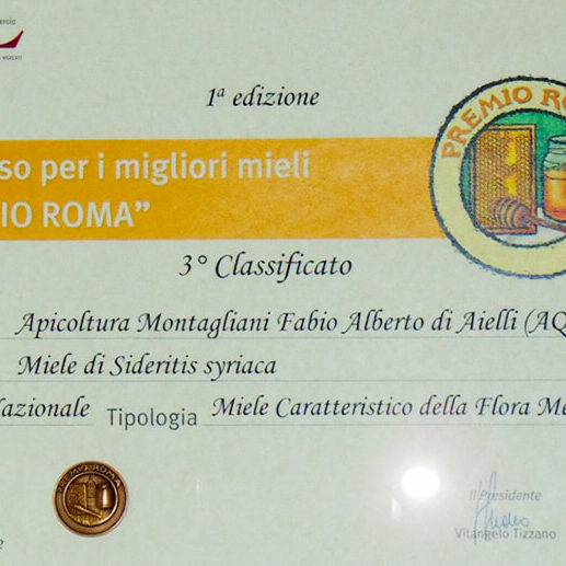 Concorso mieli Premio Roma