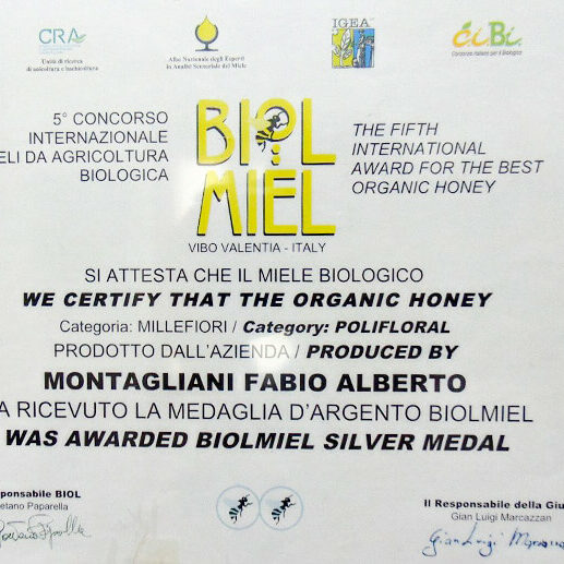 Premio Biolmiel Montagliani