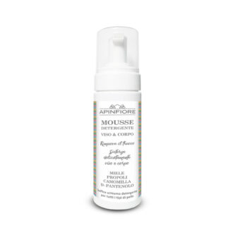 Mousse detergente viso e corpo