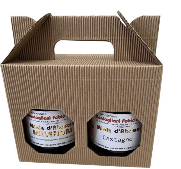 Confezione miele 500 g MILLEFIORI e CASTAGNO