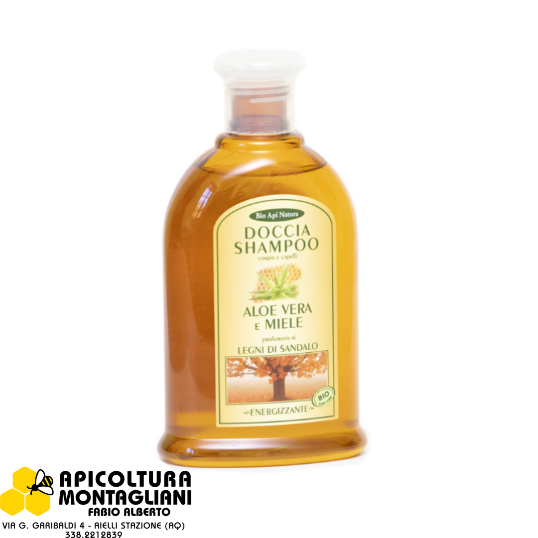 Doccia shampoo Aloe Vera e Miele – Legni di Sandalo