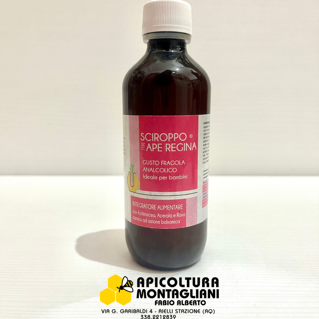 Sciroppo dell’ape regina (gusto fragola)